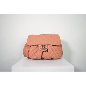 Chanel Chain Around Flap Bag Salmon